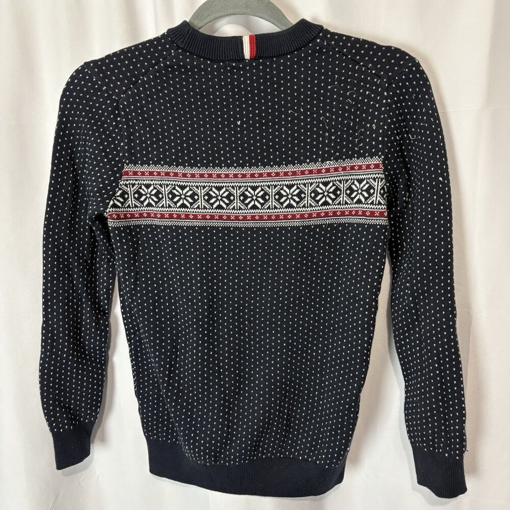 Tommy Hilfiger Boys Fair Isle Sweater Large 12-14 Cotton Holiday Preppy Classic - Picture 7 of 8